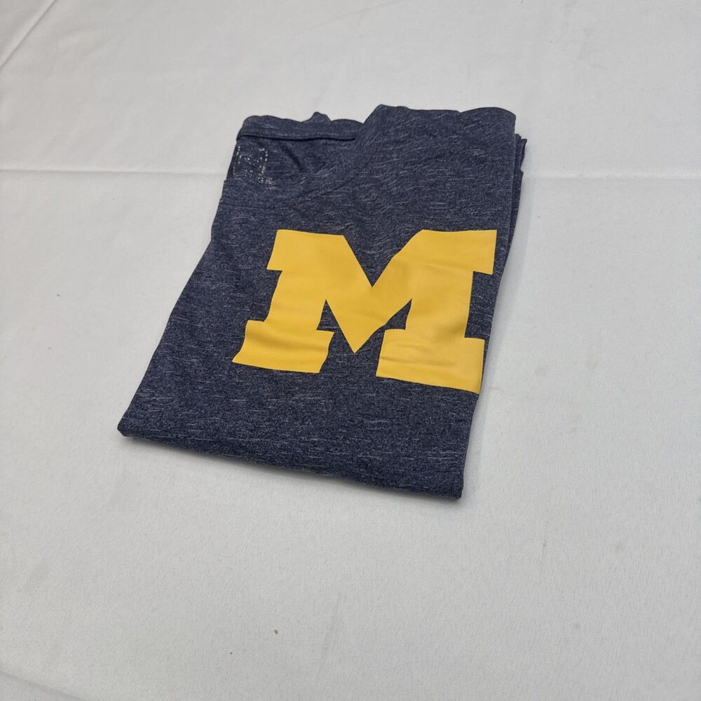 Michigan Wolverines Umich Knights Apparel Navy Dri-fit Athletic T-Shirt Men's XL - Picture 7 of 8